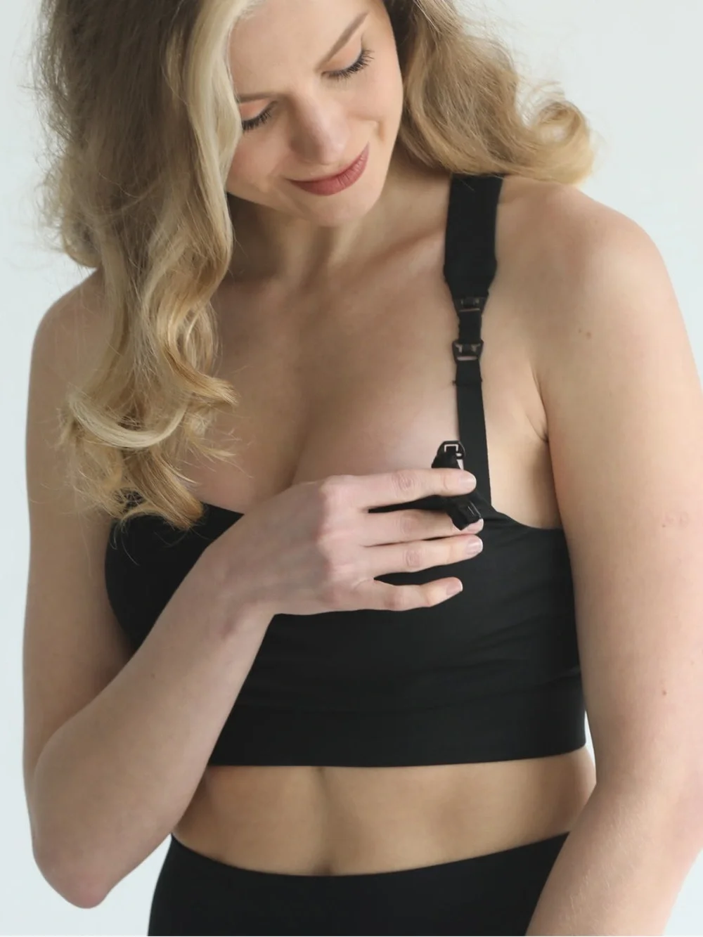 Venice 3 Ultimate Support Full Coverage Nursing & Pumping Sports Bra (Noir)